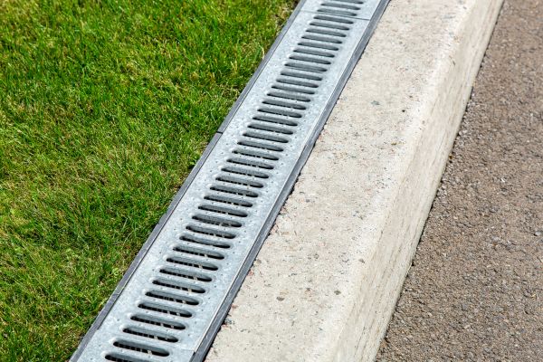 Courtyard Drain Installation in Poulsbo